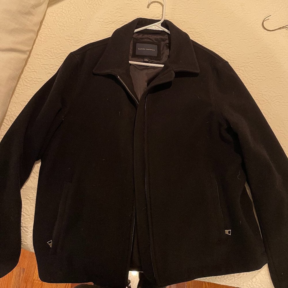 Banana Republic Wool+Cashmere Coat (black)